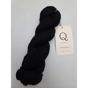 Quince&Co Chickadee Wool Yarn 181‎ Yards 50g Black 102 Lot 004 New